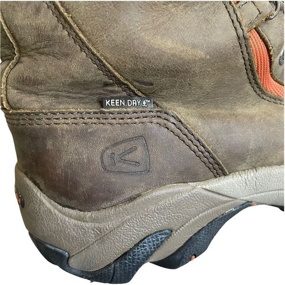 KEEN Hoodoo High Lace Up Waterproof Winter Snow Boot Brown Slate Black 7 - Picture 6 of 10